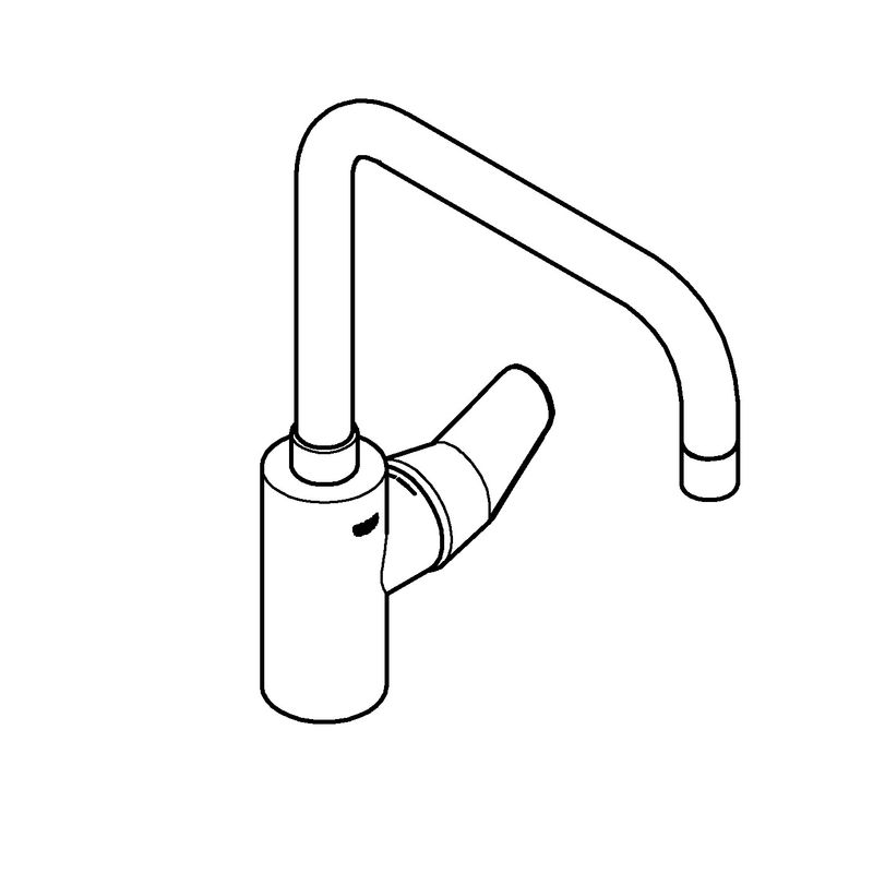 Casa si Gradina - Sanitare - Chiuveta bucatarie si accesorii - Baterii bucatarie - Baterie de bucatarie Grohe 32259003, 1 bar, 306 mm, 223 mm, 1 orificii instalare, 1 sprayuri, 150 unghi pivotare, Crom - Infinity.ro