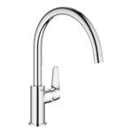 Casa si Gradina - Sanitare - Chiuveta bucatarie si accesorii - Baterii bucatarie - Baterie de bucatarie Grohe 31554001, 1 bar, 332 mm, 223 mm, 1 orificii instalare, 1 sprayuri, 360 unghi pivotare, Crom - Infinity.ro