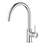 Casa si Gradina - Sanitare - Chiuveta bucatarie si accesorii - Baterii bucatarie - Baterie de bucatarie Grohe 31553001, 1 bar, 332 mm, 223 mm, 1 orificii instalare, 1 sprayuri, 360 unghi pivotare, Crom - Infinity.ro