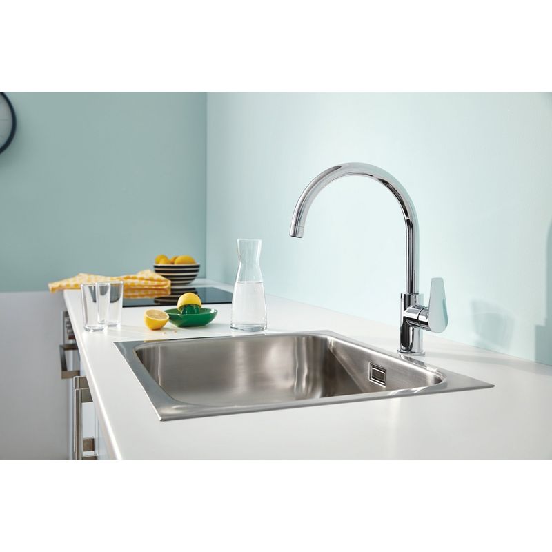Casa si Gradina - Sanitare - Chiuveta bucatarie si accesorii - Baterii bucatarie - Baterie de bucatarie Grohe 30529001, 1 bar, 332 mm, 223 mm, 1 orificii instalare, 1 sprayuri, 360 unghi pivotare, Crom - Infinity.ro
