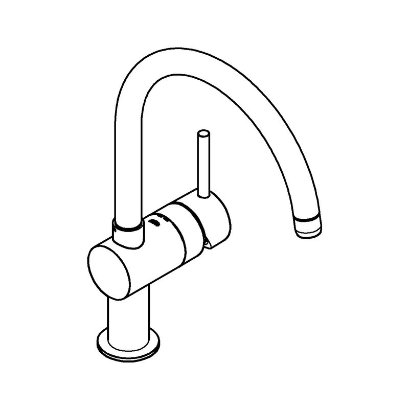 Casa si Gradina - Sanitare - Chiuveta bucatarie si accesorii - Baterii bucatarie - Baterie de bucatarie Grohe 32917000, 1 bar, 356 mm, 223 mm, 1 orificii instalare, 1 sprayuri, 360 unghi pivotare, Crom - Infinity.ro