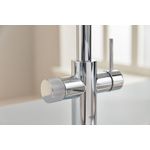 Casa si Gradina - Sanitare - Chiuveta bucatarie si accesorii - Baterii bucatarie - Baterie bucatarie Grohe 30588000, 1 bar, 370 mm, 221 mm, 1 orificii instalare, 2 sprayuri, 180 unghi pivotare, Crom - Infinity.ro