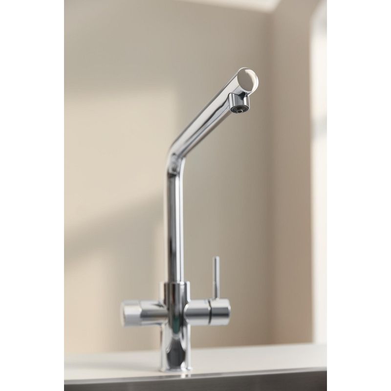 Casa si Gradina - Sanitare - Chiuveta bucatarie si accesorii - Baterii bucatarie - Baterie bucatarie Grohe 30588000, 1 bar, 370 mm, 221 mm, 1 orificii instalare, 2 sprayuri, 180 unghi pivotare, Crom - Infinity.ro