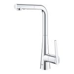 Casa si Gradina - Sanitare - Chiuveta bucatarie si accesorii - Baterii bucatarie - Baterie de bucatarie Grohe 32553002, 1 bar, 380 mm, 205 mm, 1 orificii instalare, 2 sprayuri, 360 unghi pivotare, Crom - Infinity.ro