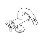 Casa si Gradina - Sanitare - Lavoar baie si accesorii - Baterii sanitare - Baterie bideu Grohe 24027003, 28 mm, 1 bar, 34 mm, 167 mm, 126 mm, 575 mm, 1 orificii instalare, Crom - Infinity.ro