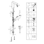 Casa si Gradina - Sanitare - Lavoar baie si accesorii - Baterii sanitare - Baterie lavoar cu senzor Grohe 36440000, 1 bar, 225 mm, 189 mm, 380 mm, 7 programe, 1 orificii instalare, Crom - Infinity.ro