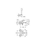 Casa si Gradina - Sanitare - Lavoar baie si accesorii - Baterii sanitare - Set de cada Grohe 33850001, 1 bar, 66 mm, 1.25 m, 244 mm, 184 mm, 2 orificii instalare, 1 functii para dus, Crom - Infinity.ro