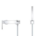 Casa si Gradina - Sanitare - Lavoar baie si accesorii - Baterii sanitare - Set baterie cada Grohe 33547003, 1 bar, 66 mm, 1.5 m, 189 mm, 89 mm, 2 orificii instalare, 1 functii para dus, Crom - Infinity.ro