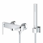 Casa si Gradina - Sanitare - Lavoar baie si accesorii - Baterii sanitare - Set baterie cada Grohe 33547003, 1 bar, 66 mm, 1.5 m, 189 mm, 89 mm, 2 orificii instalare, 1 functii para dus, Crom - Infinity.ro
