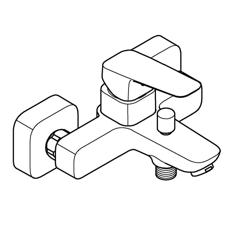 Casa si Gradina - Sanitare - Lavoar baie si accesorii - Baterii sanitare - Baterie cada Grohe 1018130000, 1 bar, 167 mm, 224 mm, 50 mm, 2 orificii instalare, 1/2 dimensiune racord, Crom - Infinity.ro