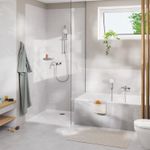 Casa si Gradina - Sanitare - Lavoar baie si accesorii - Baterii sanitare - Baterie cada Grohe 1018130000, 1 bar, 167 mm, 224 mm, 50 mm, 2 orificii instalare, 1/2 dimensiune racord, Crom - Infinity.ro