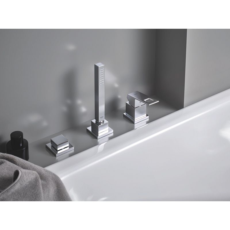 Casa si Gradina - Sanitare - Lavoar baie si accesorii - Baterii sanitare - Baterie cada Grohe 19966000, 1 bar, 45 mm, 2 m, 252 mm, 310 mm, 3 orificii instalare, 1 functii para dus, Crom - Infinity.ro