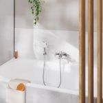 Casa si Gradina - Sanitare - Lavoar baie si accesorii - Baterii sanitare - Baterie cada Grohe 1018130000, 1 bar, 167 mm, 224 mm, 50 mm, 2 orificii instalare, 1/2 dimensiune racord, Crom - Infinity.ro
