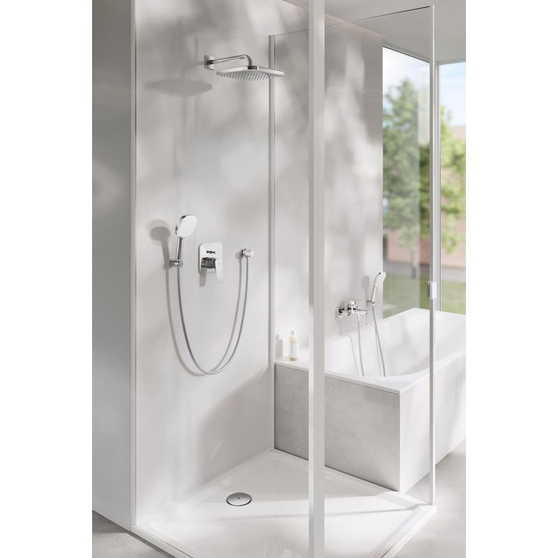 Casa si Gradina - Sanitare - Lavoar baie si accesorii - Baterii sanitare - Baterie cada Grohe 1018130000, 1 bar, 167 mm, 224 mm, 50 mm, 2 orificii instalare, 1/2 dimensiune racord, Crom - Infinity.ro
