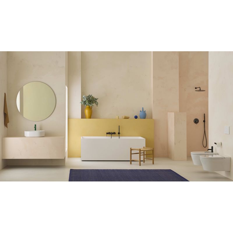 Casa si Gradina - Sanitare - Lavoar baie si accesorii - Baterii sanitare - Baterie lavoar Roca A5A343FP30, 28 mm, 5 l/min, 0.5 bar, 35 mm, 295 mm, 171 mm, 390 mm, 1 orificii instalare, Alb - Infinity.ro