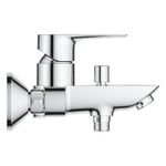 Casa si Gradina - Sanitare - Lavoar baie si accesorii - Baterii sanitare - Baterie cada Grohe 23603001, 1 bar, 225 mm, 177 mm, 43 mm, 2 orificii instalare, 1/2 dimensiune racord, Crom - Infinity.ro