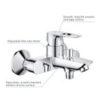 Casa si Gradina - Sanitare - Lavoar baie si accesorii - Baterii sanitare - Baterie cada Grohe 23603001, 1 bar, 225 mm, 177 mm, 43 mm, 2 orificii instalare, 1/2 dimensiune racord, Crom - Infinity.ro