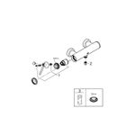 Casa si Gradina - Sanitare - Lavoar baie si accesorii - Baterii sanitare - Baterie dus Grohe 32650003, 1 bar, 228 mm, 102 mm, 2 orificii instalare, 1/2 dimensiune racord furtun, Crom - Infinity.ro