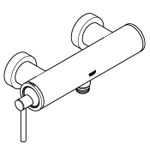 Casa si Gradina - Sanitare - Lavoar baie si accesorii - Baterii sanitare - Baterie dus Grohe 32650003, 1 bar, 228 mm, 102 mm, 2 orificii instalare, 1/2 dimensiune racord furtun, Crom - Infinity.ro