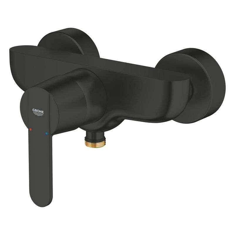 Casa si Gradina - Sanitare - Lavoar baie si accesorii - Baterii sanitare - Baterie dus Grohe 328882430, 1 bar, 135 mm, 215 mm, 2 orificii instalare, 1/2 dimensiune racord furtun, Negru - Infinity.ro