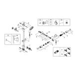 Casa si Gradina - Sanitare - Lavoar baie si accesorii - Baterii sanitare - Baterie dus Grohe 34597001, 0.8 bar, 73 mm, 305 mm, 110 mm, 1.5 m, 600 mm, 2 orificii instalare, Crom - Infinity.ro
