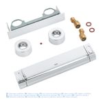 Casa si Gradina - Sanitare - Lavoar baie si accesorii - Baterii sanitare - Baterie dus Grohe 34469001, 1 bar, 79 mm, 313 mm, 2 orificii instalare, 1/2 dimensiune racord furtun, Crom - Infinity.ro