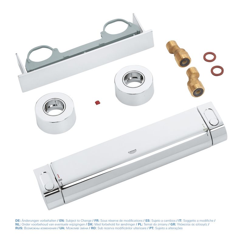 Casa si Gradina - Sanitare - Lavoar baie si accesorii - Baterii sanitare - Baterie dus Grohe 34469001, 1 bar, 79 mm, 313 mm, 2 orificii instalare, 1/2 dimensiune racord furtun, Crom - Infinity.ro