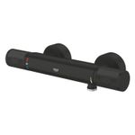 Casa si Gradina - Sanitare - Lavoar baie si accesorii - Baterii sanitare - Baterie dus Grohe 347902430, 1 bar, 91 mm, 313 mm, 2 orificii instalare, 1/2 dimensiune racord furtun, Negru - Infinity.ro