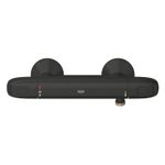 Casa si Gradina - Sanitare - Lavoar baie si accesorii - Baterii sanitare - Baterie dus Grohe 348142433, 0.8 bar, 100 mm, 317 mm, 2 orificii instalare, 1/2 dimensiune racord furtun, Negru - Infinity.ro