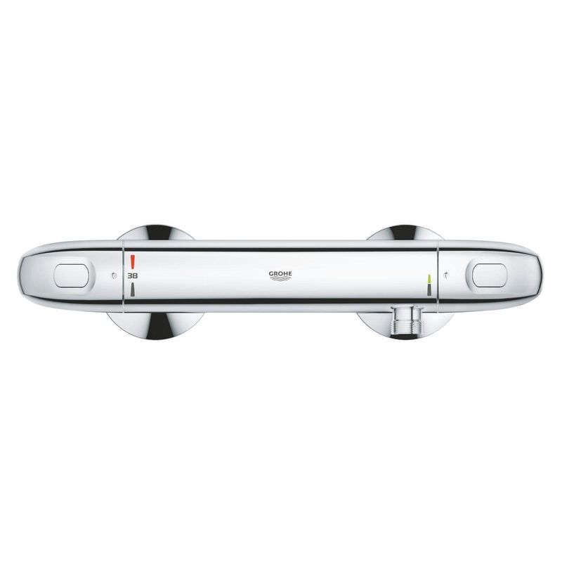 Casa si Gradina - Sanitare - Lavoar baie si accesorii - Baterii sanitare - Baterie dus Grohe 34814003, 0.8 bar, 81 mm, 305 mm, 2 orificii instalare, 1/2 dimensiune racord furtun, Crom - Infinity.ro