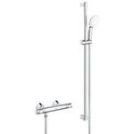 Casa si Gradina - Sanitare - Lavoar baie si accesorii - Baterii sanitare - Baterie dus Grohe 34797001, 0.8 bar, 81 mm, 305 mm, 110 mm, 1.5 m, 600 mm, 2 orificii instalare, Crom - Infinity.ro