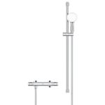 Casa si Gradina - Sanitare - Lavoar baie si accesorii - Baterii sanitare - Baterie dus Grohe 34797001, 0.8 bar, 81 mm, 305 mm, 110 mm, 1.5 m, 600 mm, 2 orificii instalare, Crom - Infinity.ro