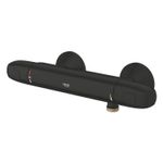 Casa si Gradina - Sanitare - Lavoar baie si accesorii - Baterii sanitare - Baterie dus Grohe 348142433, 0.8 bar, 100 mm, 317 mm, 2 orificii instalare, 1/2 dimensiune racord furtun, Negru - Infinity.ro