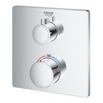 Casa si Gradina - Sanitare - Lavoar baie si accesorii - Baterii sanitare - Unitate comanda cada Grohe 24080000, 1 bar, 158 mm, 10 mm, 2 iesiri, 1 functii palarie dus, 1/2 dimensiune racord, Crom - Infinity.ro