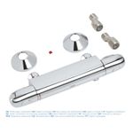 Casa si Gradina - Sanitare - Lavoar baie si accesorii - Baterii sanitare - Baterie dus Grohe 34814003, 0.8 bar, 81 mm, 305 mm, 2 orificii instalare, 1/2 dimensiune racord furtun, Crom - Infinity.ro