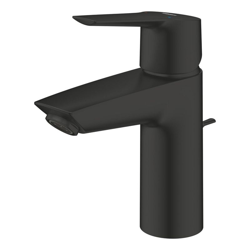 Casa si Gradina - Sanitare - Lavoar baie si accesorii - Baterii sanitare - Baterie lavoar Grohe 242092432, 28 mm, 5.7 l/min, 0.6 bar, 35 mm, 165 mm, 109 mm, 395 mm, 1 orificii instalare, Negru - Infinity.ro