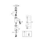 Casa si Gradina - Sanitare - Lavoar baie si accesorii - Baterii sanitare - Baterie lavoar Grohe 24317001, 28 mm, 5 l/min, 0.8 bar, 35 mm, 162 mm, 103 mm, 399 mm, 1 orificii instalare, Crom - Infinity.ro