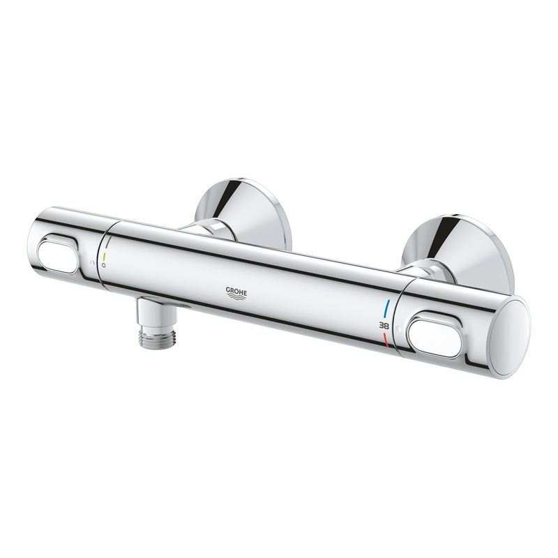Casa si Gradina - Sanitare - Lavoar baie si accesorii - Baterii sanitare - Baterie dus Grohe 34840000, 1 bar, 317 mm, 72 mm, 2 orificii instalare, 1/2 dimensiune racord furtun, Crom - Infinity.ro
