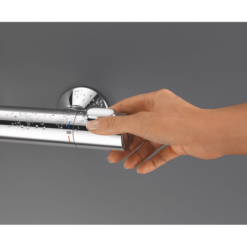 Casa si Gradina - Sanitare - Lavoar baie si accesorii - Baterii sanitare - Baterie dus Grohe 34840000, 1 bar, 317 mm, 72 mm, 2 orificii instalare, 1/2 dimensiune racord furtun, Crom - Infinity.ro