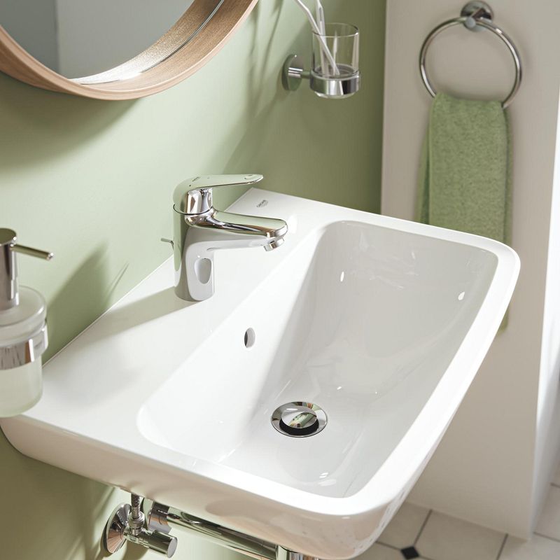 Casa si Gradina - Sanitare - Lavoar baie si accesorii - Baterii sanitare - Baterie lavoar Grohe 24322001, 28 mm, 5 l/min, 0.8 bar, 35 mm, 167 mm, 103 mm, 400 mm, 1 orificii instalare, Crom - Infinity.ro
