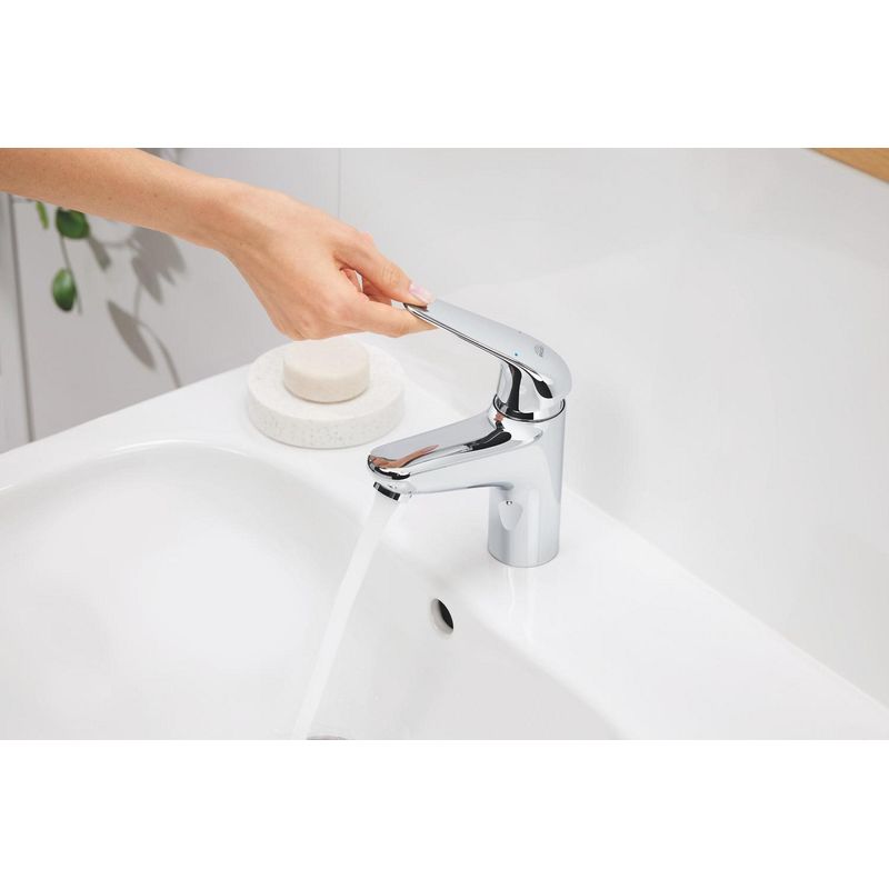 Casa si Gradina - Sanitare - Lavoar baie si accesorii - Baterii sanitare - Baterie lavoar Grohe 24322001, 28 mm, 5 l/min, 0.8 bar, 35 mm, 167 mm, 103 mm, 400 mm, 1 orificii instalare, Crom - Infinity.ro