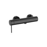 Casa si Gradina - Sanitare - Lavoar baie si accesorii - Baterii sanitare - Baterie dus Roca A5A213FCN0, 0.6 bar, 102 mm, 280 mm, 2 orificii instalare, 1/2 dimensiune racord furtun, Negru - Infinity.ro