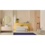 Casa si Gradina - Sanitare - Lavoar baie si accesorii - Baterii sanitare - Baterie dus Roca A5A213FCN0, 0.6 bar, 102 mm, 280 mm, 2 orificii instalare, 1/2 dimensiune racord furtun, Negru - Infinity.ro