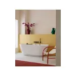 Casa si Gradina - Sanitare - Lavoar baie si accesorii - Baterii sanitare - Baterie dus Roca A5A213FCN0, 0.6 bar, 102 mm, 280 mm, 2 orificii instalare, 1/2 dimensiune racord furtun, Negru - Infinity.ro