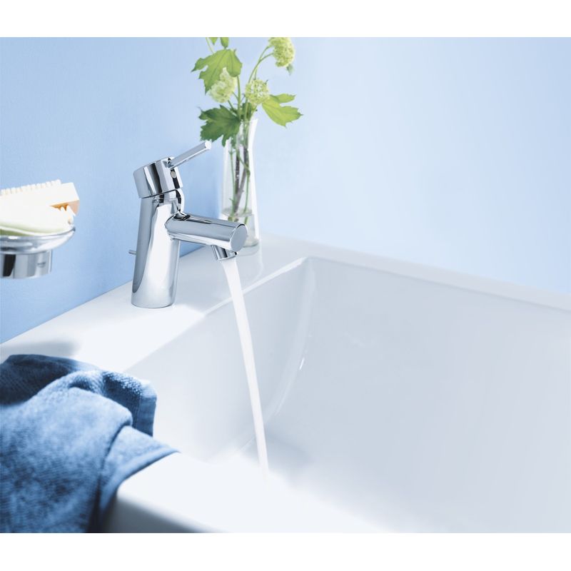Casa si Gradina - Sanitare - Lavoar baie si accesorii - Baterii sanitare - Baterie lavoar Grohe 32204001, 28 mm, 5.7 l/min, 1 bar, 35 mm, 155 mm, 101 mm, 1.57 kg, 370 mm, Crom - Infinity.ro