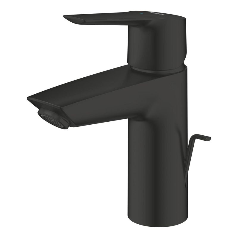 Casa si Gradina - Sanitare - Lavoar baie si accesorii - Baterii sanitare - Baterie lavoar Grohe 311372432, 28 mm, 5.7 l/min, 0.6 bar, 35 mm, 165 mm, 109 mm, 395 mm, 1 orificii instalare, Negru - Infinity.ro
