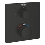 Casa si Gradina - Sanitare - Lavoar baie si accesorii - Baterii sanitare - Unitate comanda Grohe 1022152430, 1 bar, 158 mm, 10 mm, 1 iesiri, 1 functii palarie dus, 1/2 dimensiune racord, Negru - Infinity.ro