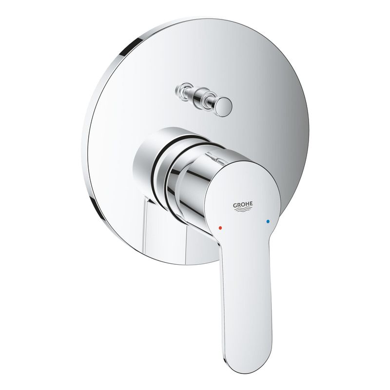 Casa si Gradina - Sanitare - Lavoar baie si accesorii - Baterii sanitare - Unitate comanda Grohe 24052002, 1 bar, 158 mm, 10 mm, 2 iesiri, 1 functii palarie dus, 1/2 dimensiune racord, Crom - Infinity.ro
