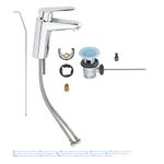 Casa si Gradina - Sanitare - Lavoar baie si accesorii - Baterii sanitare - Baterie lavoar Grohe 33190002, 1 bar, 35 mm, 160 mm, 116 mm, 350 mm, 1 orificii instalare, 3/8 dimensiune racord, Crom - Infinity.ro