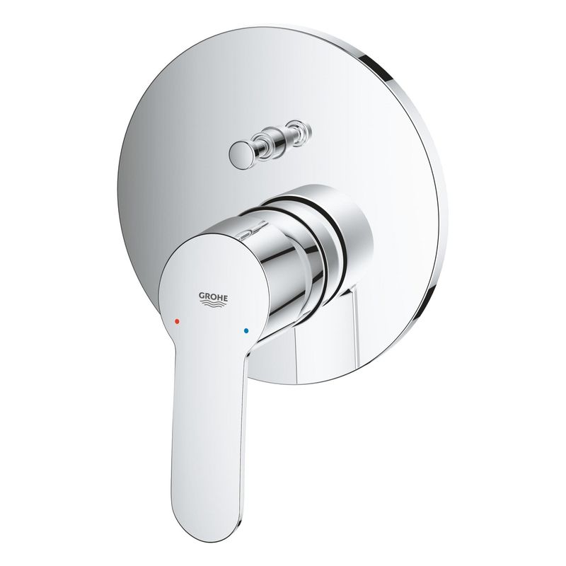 Casa si Gradina - Sanitare - Lavoar baie si accesorii - Baterii sanitare - Unitate comanda Grohe 24052002, 1 bar, 158 mm, 10 mm, 2 iesiri, 1 functii palarie dus, 1/2 dimensiune racord, Crom - Infinity.ro